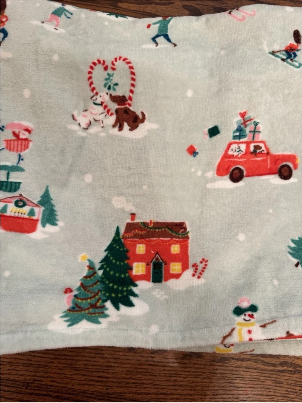 Cath Kidston London Snow Day Towel Set – 2 Bath & 2 Hand Towels Christmas Cotton